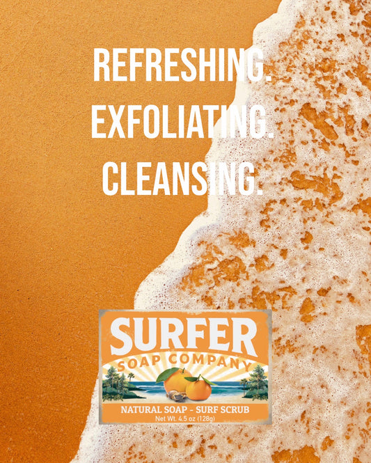 Surf Scrub All Natural Cold Process Bar Soap 4.5 oz