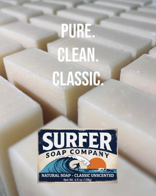 Classic Unscented All Natural Cold Process Bar Soap 4.5 oz
