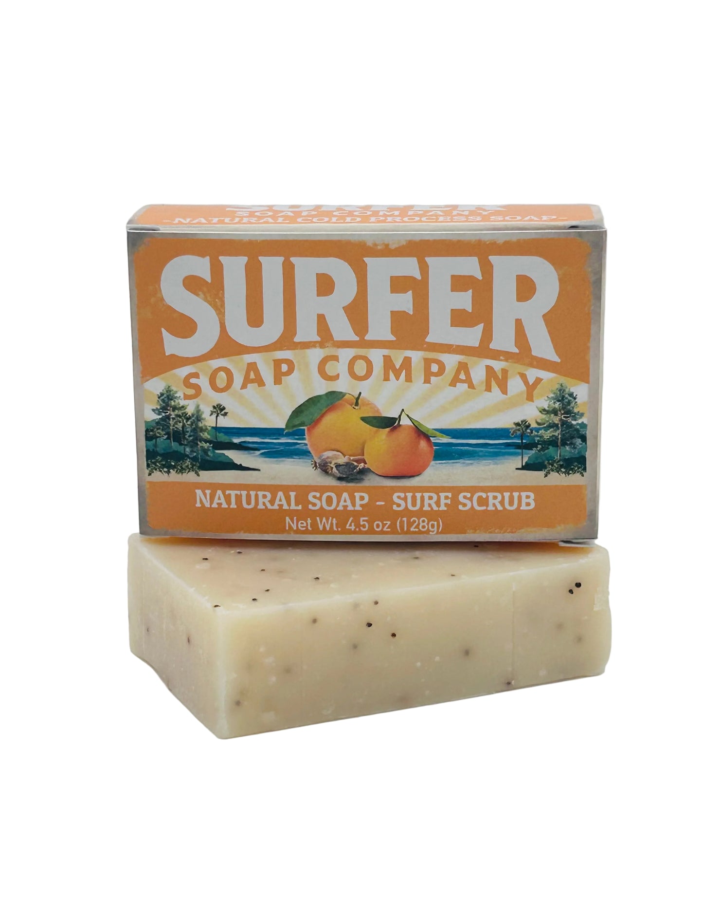 Surf Scrub All Natural Cold Process Bar Soap 4.5 oz