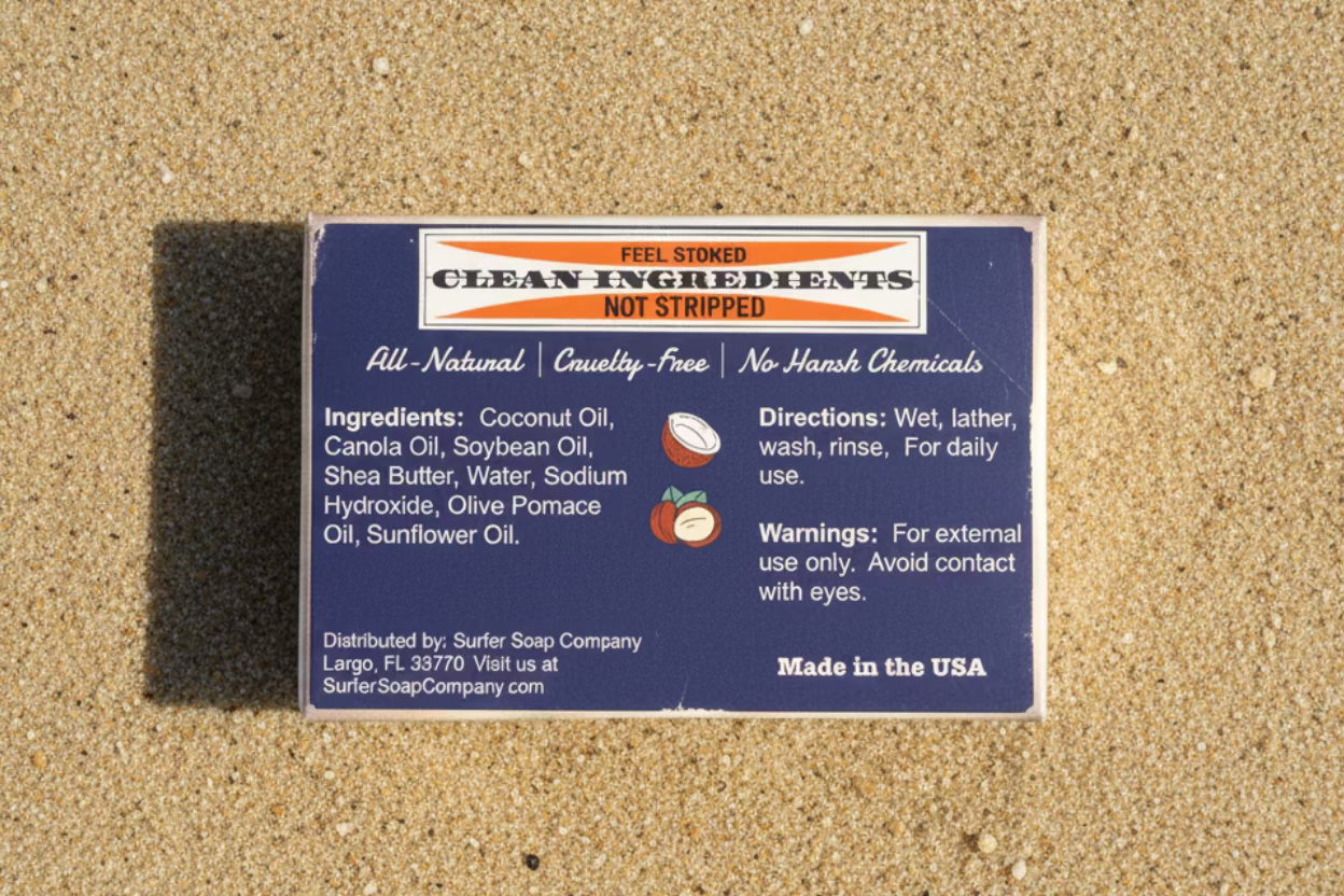 Classic Unscented All Natural Cold Process Bar Soap 4.5 oz