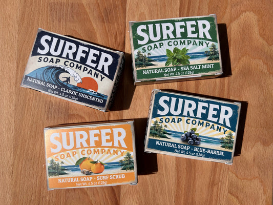 Surf Essentials 4-Pack Soap Set