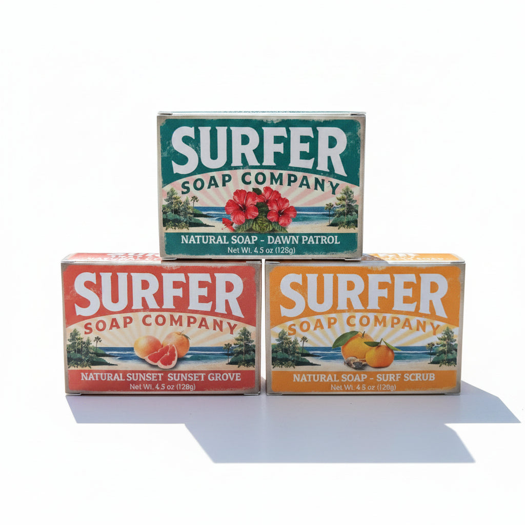 Floral & Citrus 3-Pack Soap Set